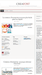 Mobile Screenshot of creafort.fr