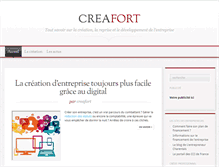 Tablet Screenshot of creafort.fr